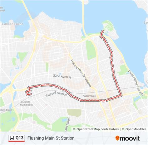 q13 bus|q13 bus route map.